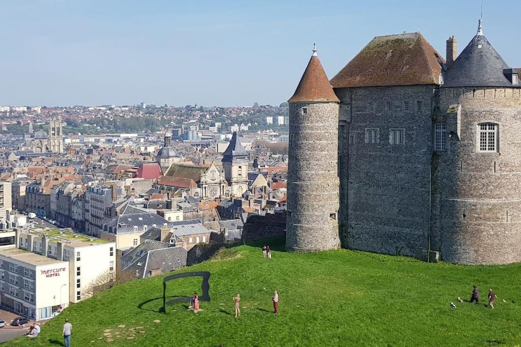 Le Dieppe Harbour - Ideal Loisirs Et Teletravail Lägenhet Exteriör bild